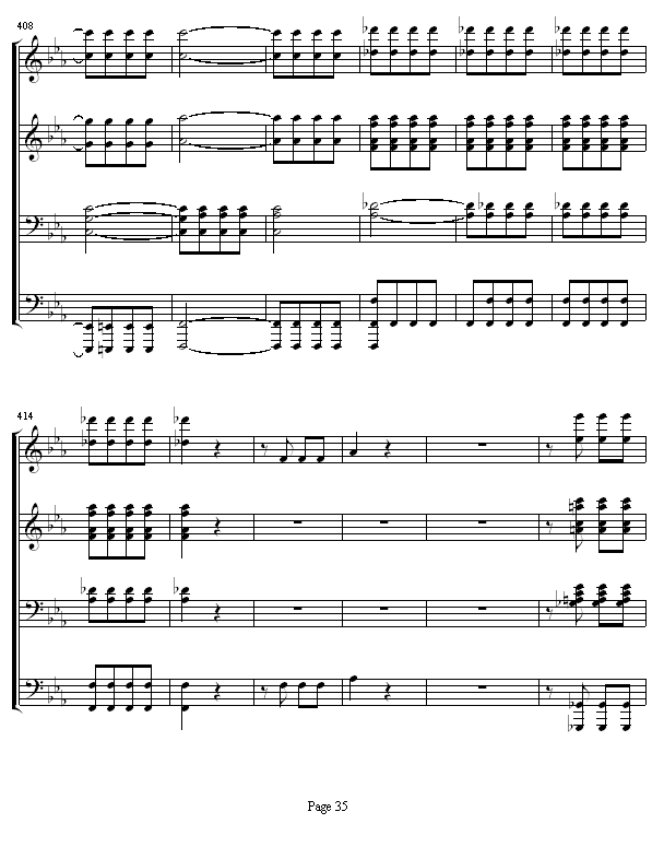 命运交响曲 -（钢琴4手联弹）