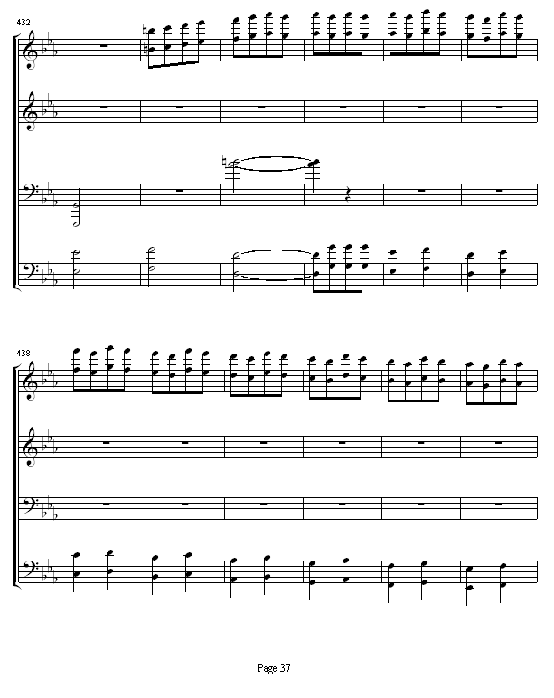 命运交响曲 -（钢琴4手联弹）