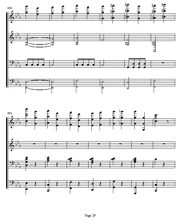 命运交响曲 -（钢琴4手联弹）