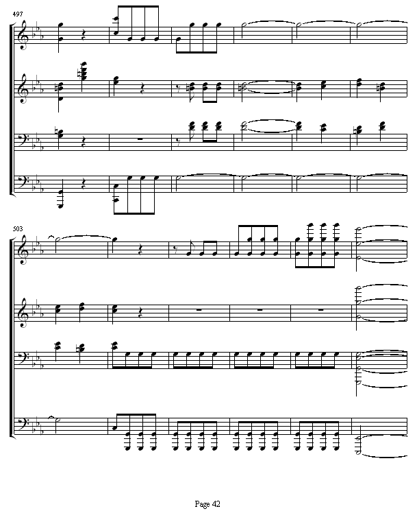 命运交响曲 -（钢琴4手联弹）