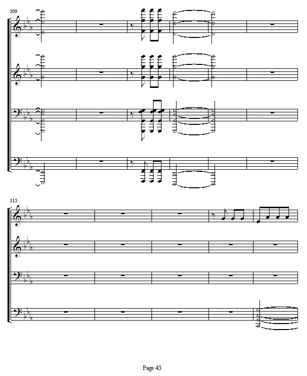 命运交响曲 -（钢琴4手联弹）