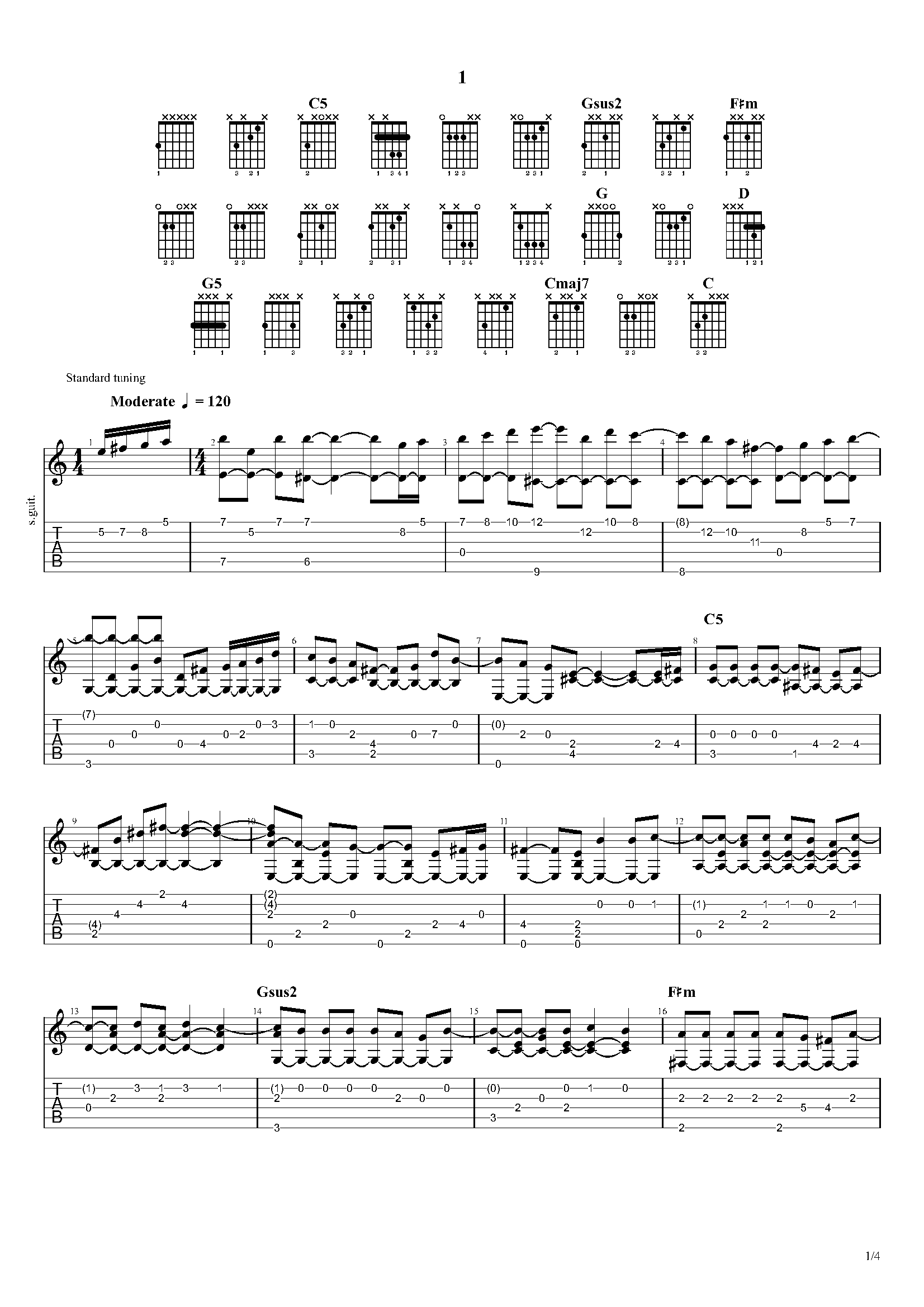 命运-浪漫满屋插曲独奏版-虫虫吉他:www.ccguitar.cn