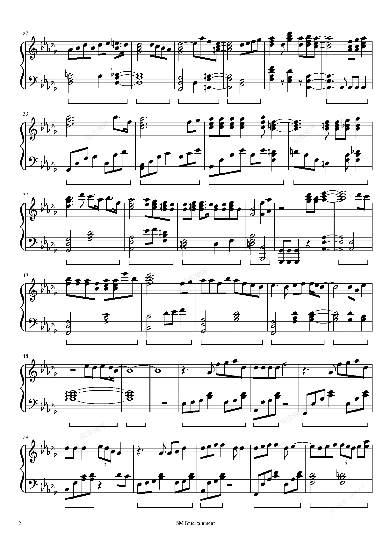 nct u - from home 琴谱,nct u - from home 琴谱钢琴谱,nct u - fro