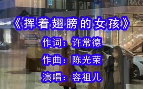 挥着翅膀的女孩-钢琴谱