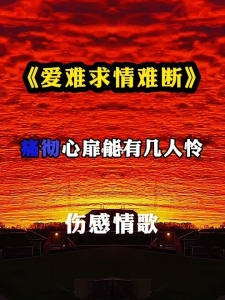 爱难求情难断-钢琴谱