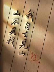 山不见我，我自去看山-钢琴谱