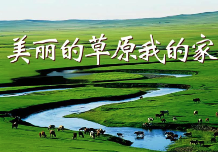 美丽的草原我的家-钢琴谱