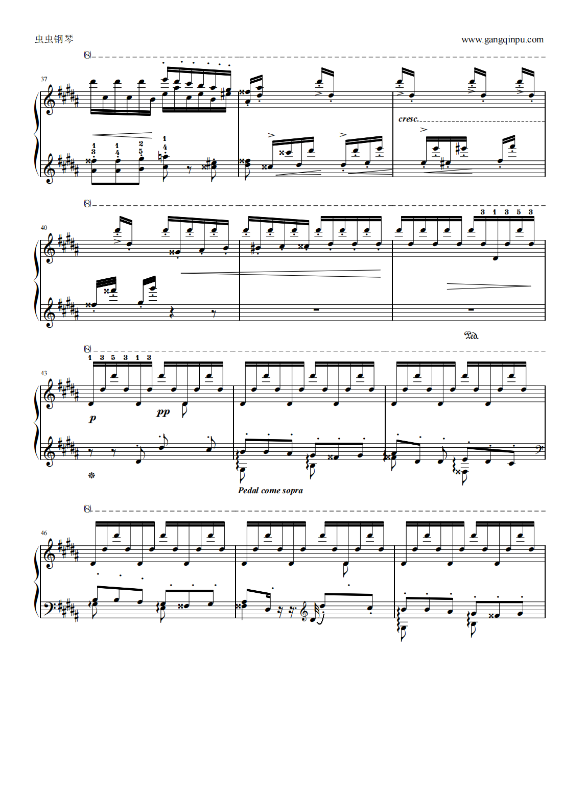 李斯特练习曲《钟》