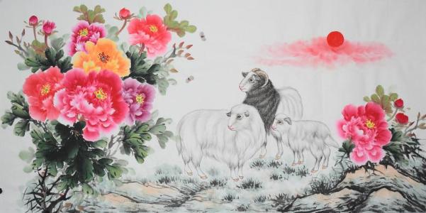 牡丹花和放羊娃-钢琴谱