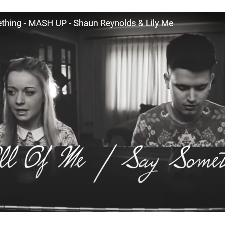 All Of Me & Say Something（Shaun & Lily版）声乐（和声）+钢琴-钢琴谱