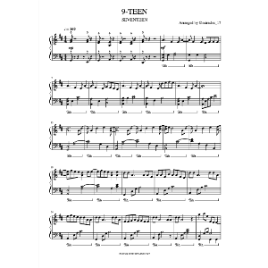 9-TEEN-钢琴谱