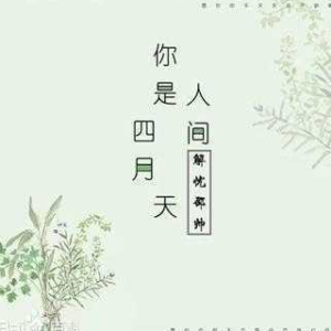 解忧邵帅《你是人间四月天》独奏版（Cuppix编配）-钢琴谱