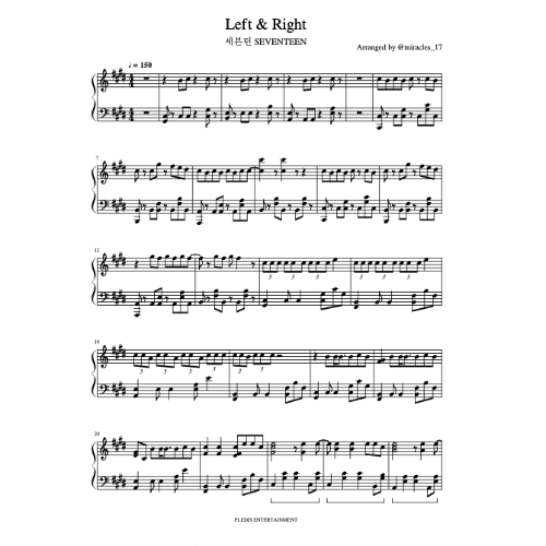 Left & Right-钢琴谱