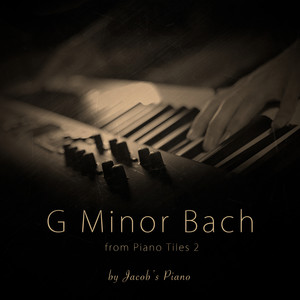 G minor bach-钢琴谱