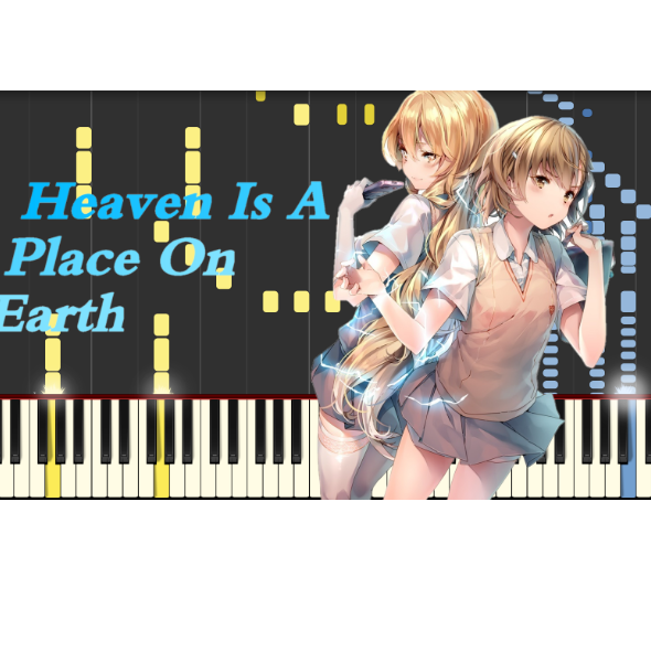 【Purrvoice】Heaven Is A Place On Earth 动画电影《旋风管家 剧场版》片尾曲-钢琴谱