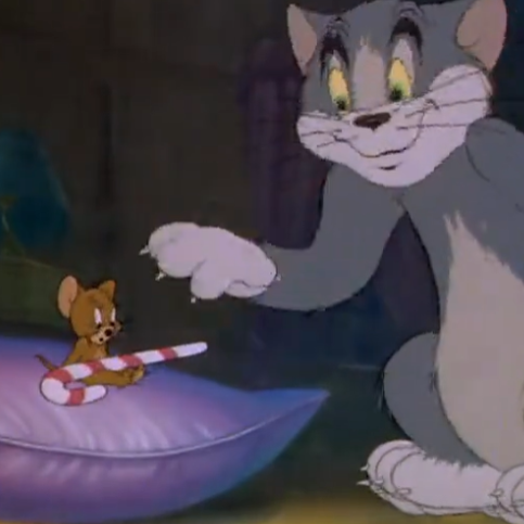 圣诞夜 动画片猫和老鼠版-钢琴谱