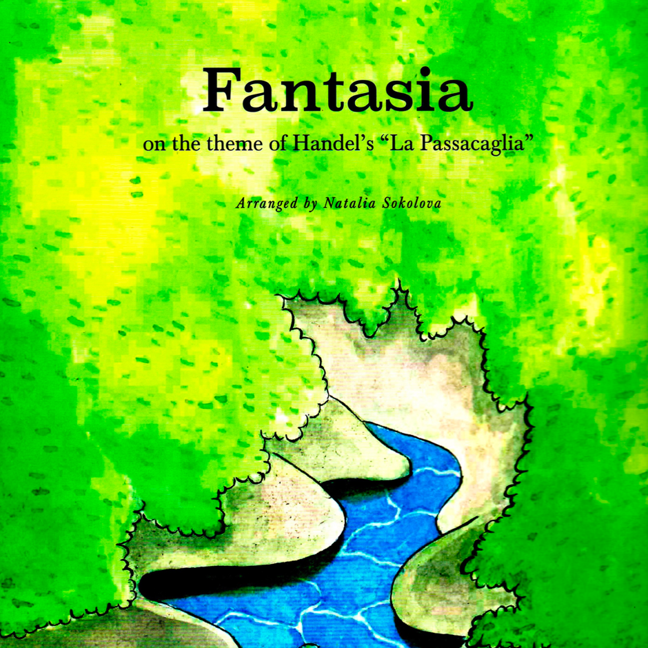 Fantasia on the theme of Handel钢琴简谱 数字双手