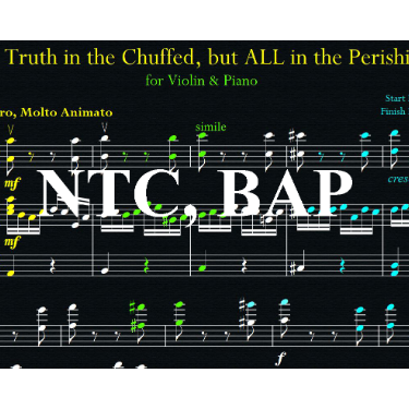【原创】NO Truth in the Chuffed, but ALL in the Perishing-钢琴谱