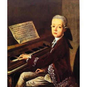 新发现的莫扎特《D大调快板》-钢琴谱