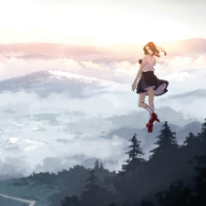 【东方project】鳥よ -凋叶棕 {風神少女／風の循環}-钢琴谱