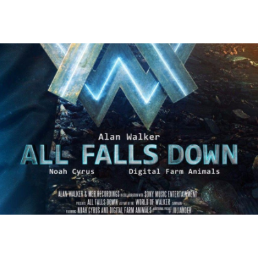 All Falls Down钢琴简谱 数字双手 Anders Froen/Alan Walker/Rick Boardman/Pablo Bowman/Sarah Blanchard/Nicholas Gale