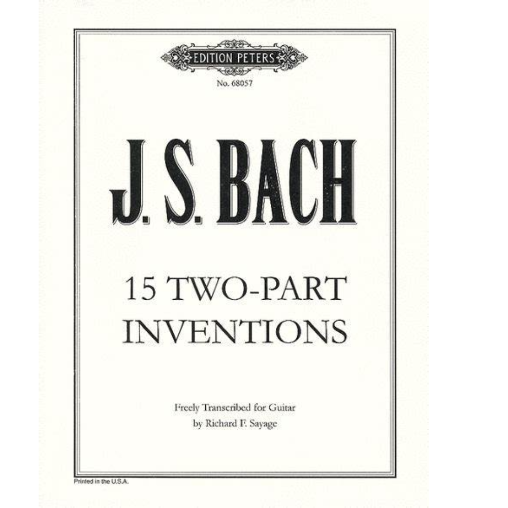 第一号巴赫二部创意曲-钢琴谱