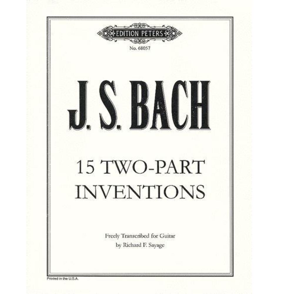 巴赫二部创意曲钢琴简谱 数字双手