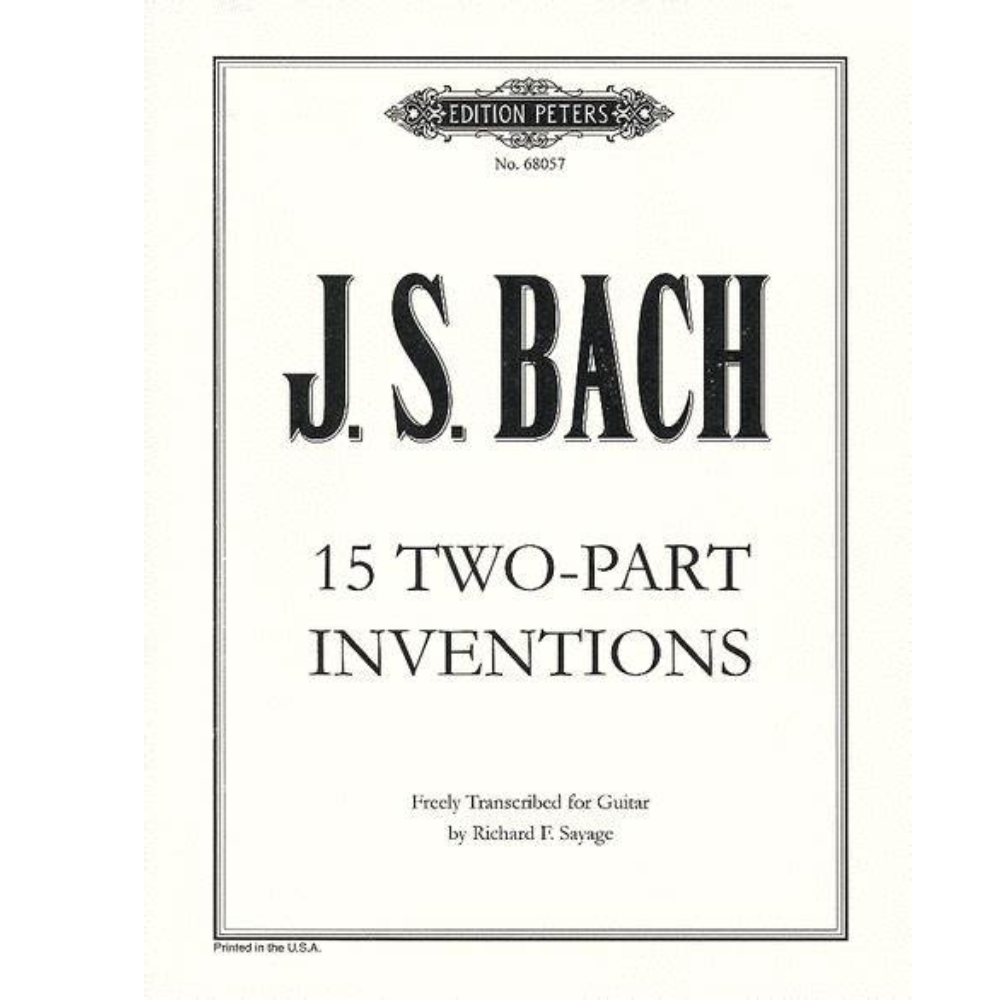 巴赫二部创意曲曲谱-钢琴谱