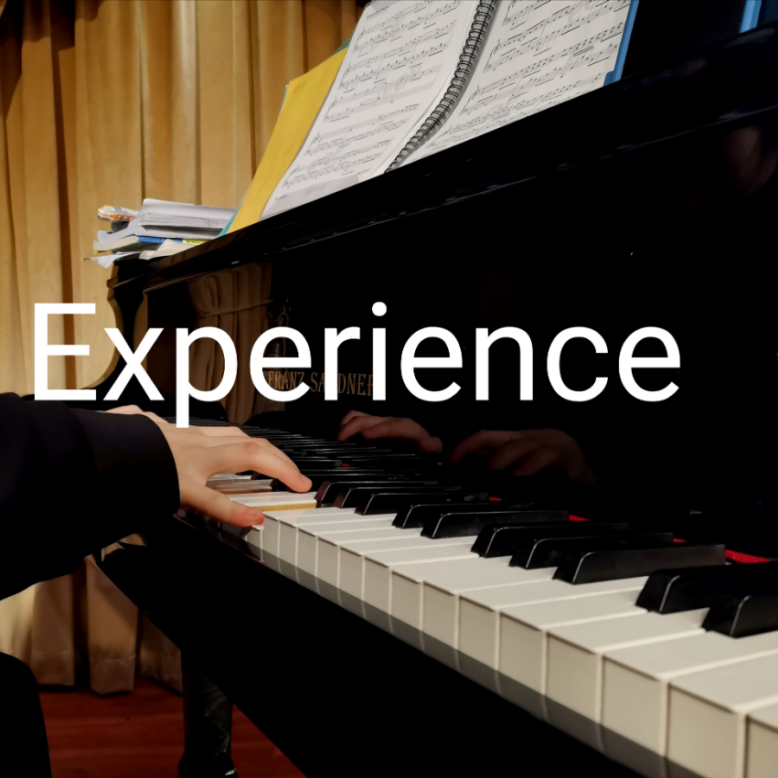 Experience超火抖音片段  A调-钢琴谱