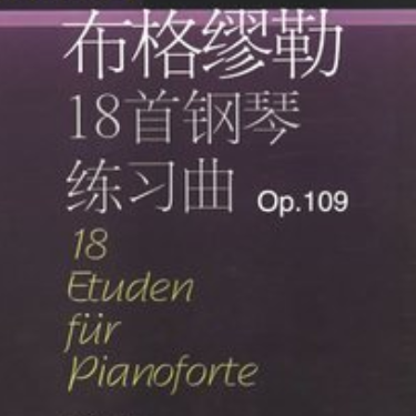 在森林中的觉醒 布格缪勒18首钢琴练习曲op.109钢琴谱