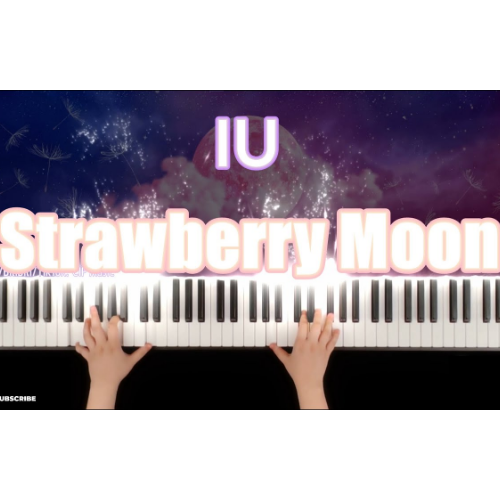 Strawberry Moon G调简易版-钢琴谱