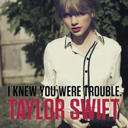 【完美伴奏】I Knew You Were Trouble-Taylor Swift「一撇撇耶」