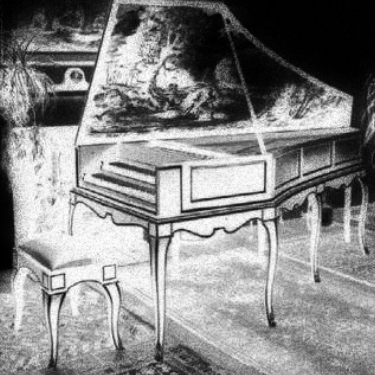 【巴赫的悲伤】黑光——『忧伤歌声』-钢琴谱