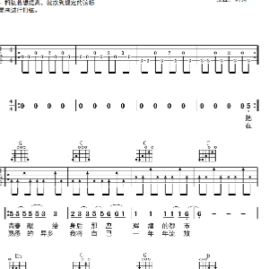 流星 郑钧 高清吉他谱
