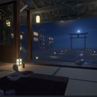 黒塗りの夜景