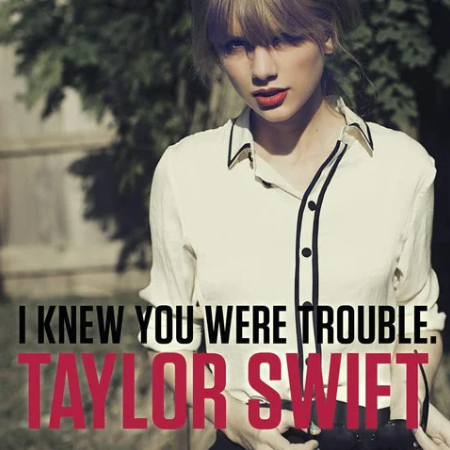 【男声伴奏】I Knew You Were Trouble-Taylor Swift「一撇撇耶」钢琴谱