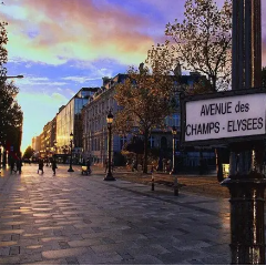 Les Champs-Elysées香榭丽舍大街-法语香颂代表作原调可弹唱钢琴谱