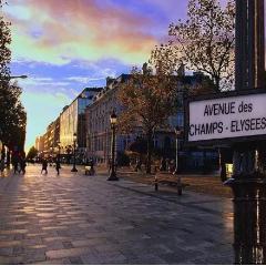 Les Champs-ElyséesC调香颂代表作香榭丽舍大街可弹唱-钢琴谱