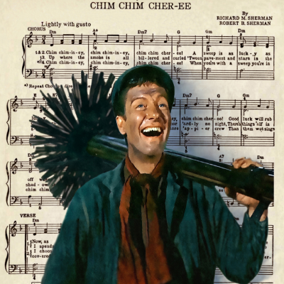 Chim Chim Cher-ee钢琴简谱 数字双手