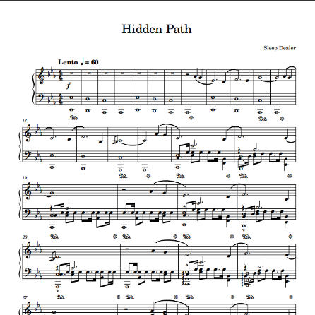 Hidden Path（钢琴独奏版）