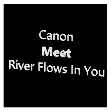 Canon+River Flows In You-钢琴谱