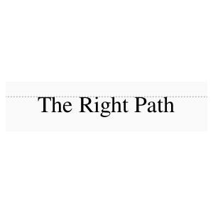The Right Path-钢琴谱