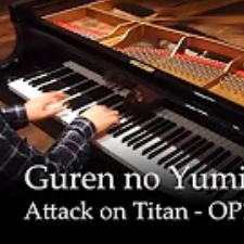 Guren no Yumiya钢琴简谱 数字双手