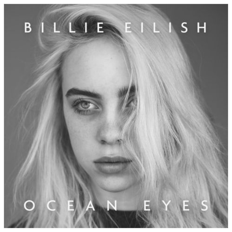 Ocean Eyes - Billie Eilish (原版带歌词)『我朝向你海洋般的双眼，投掷我哀伤的网』-钢琴谱