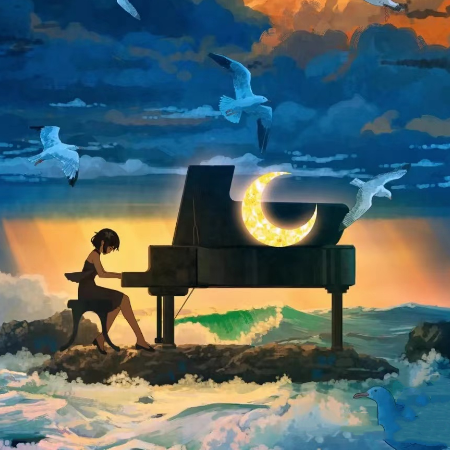 日月之恋 声乐正谱-钢琴谱