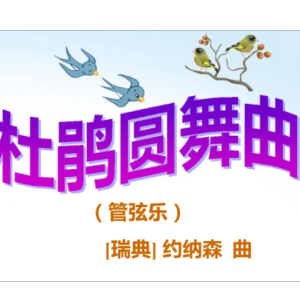 杜鹃圆舞曲钢琴简谱 数字双手