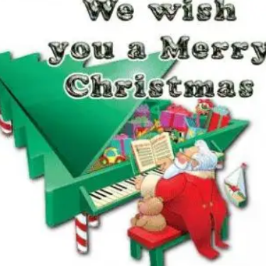 钢琴演奏 经典圣诞歌曲We Wish You a Merry Christmas钢琴简谱 数字双手