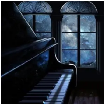 神秘的柔板-钢琴谱