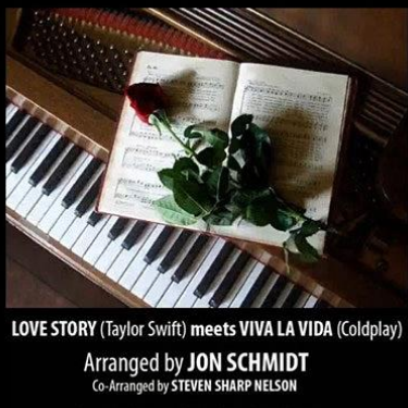 Love Story Meets Viva La Vida钢琴简谱 数字双手