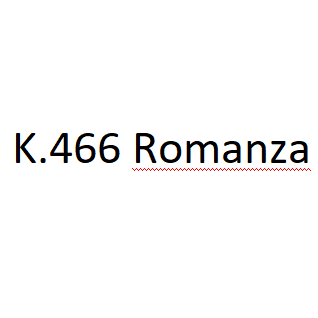 K.466 Romanza-钢琴谱